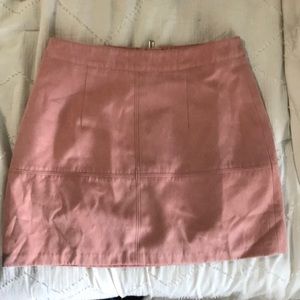 Pink miniskirt
